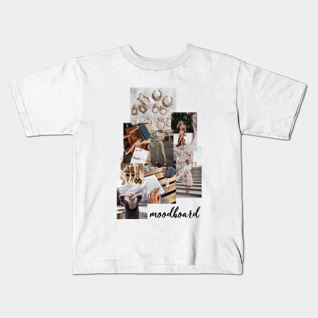 Trendy collage Kids T-Shirt by Irarte